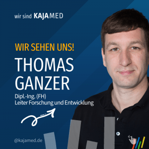 Thomas Ganzer, výzkumník a vývojář ve společnosti Kajamed.