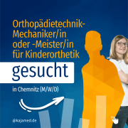 Orthopädietechnik-Mechaniker/in oder -Meister/in für Kinderorthetik (m/w/d) gesucht