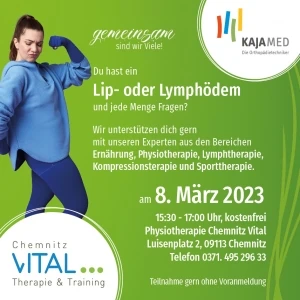 Info Tag bei Physio Vital zum Thema Lip- und Lymph
